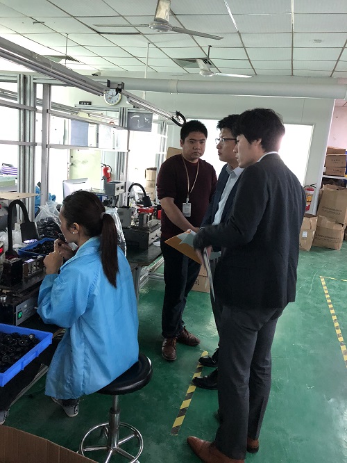 Samsung Electronics of South Korea subsidiary SMC visit our factory